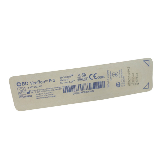 Катетер периферичний Venflon Pro 22G (0.9 х 25 мм)