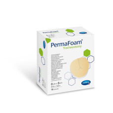 Губчатая повязка Permafoam Tracheostomy 8*8см