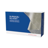 Розсмоктується гемостатичний матеріал Surgicel Nu-Knit (Нью-Ніт) 15,2см*22,9см