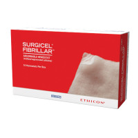 Гемостатичний матеріал Surgicel Fibrillar (Фібриляр) 5,1см*10,2см